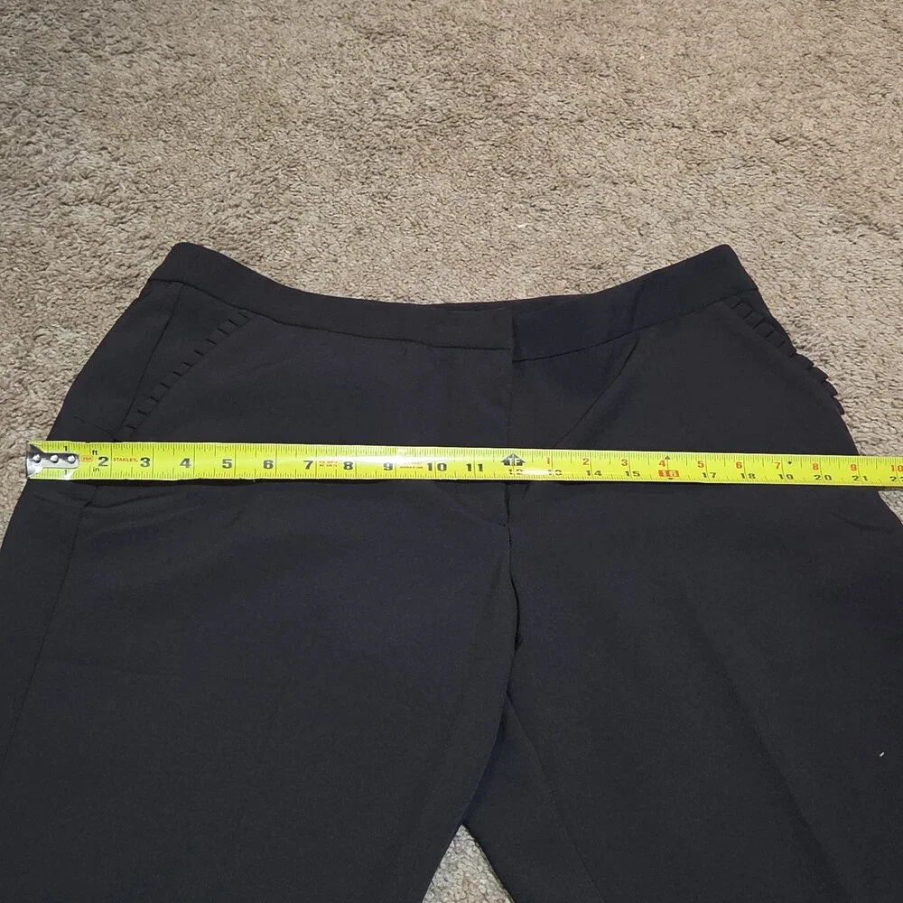 Zac & Rachel Black Dress Pants 14 Pleated Pocket Stretch Career NWOT - Picture 9 of 16